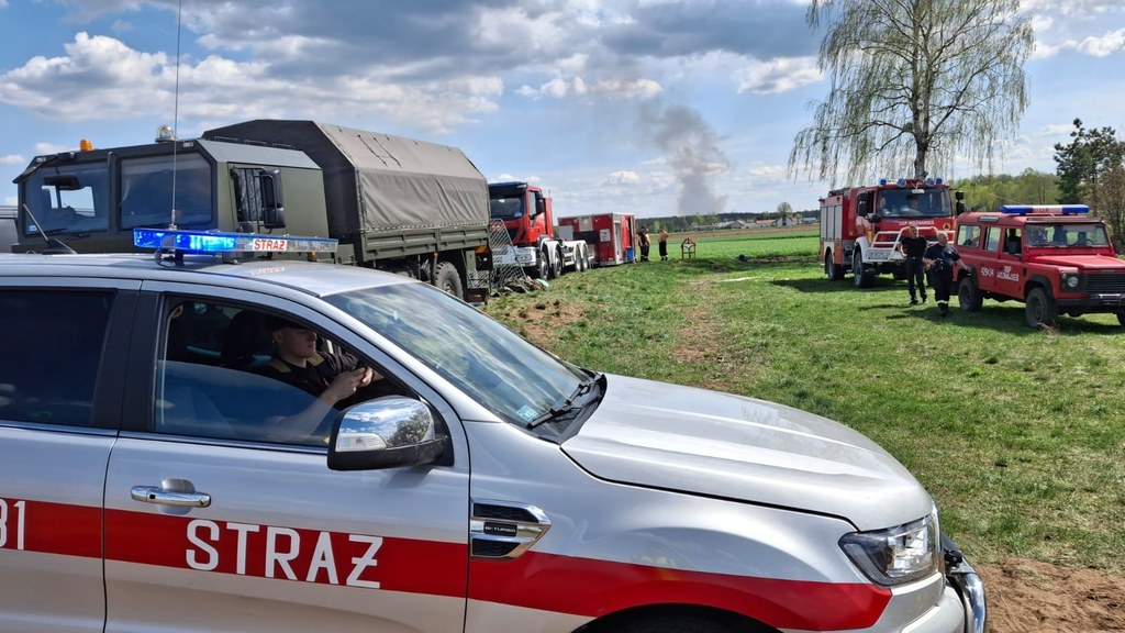 Pożar w Biebrzańskim Parku Narodowym / Państwowa Straż Pożarna