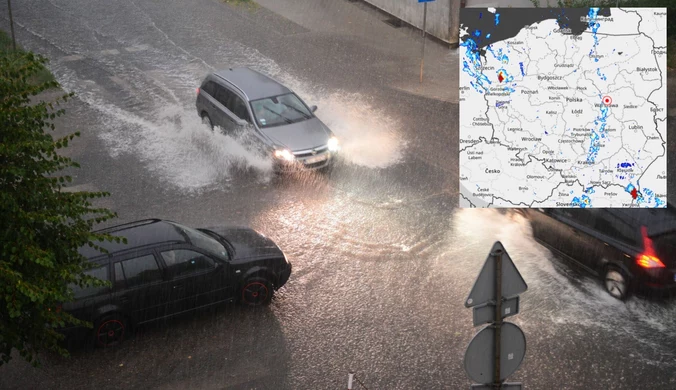 Niebezpieczne zjawiska nad Polską. Burze i grad, a to nie koniec