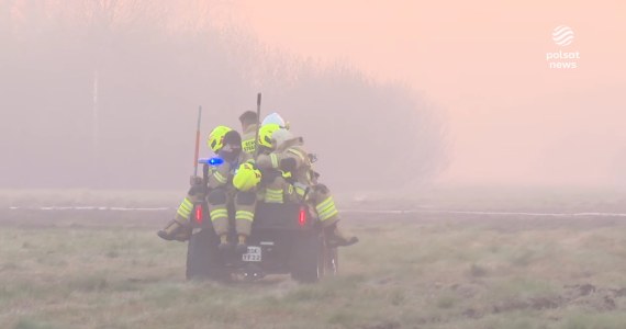 "Wydarzenia": Trwa dogaszanie pożaru nad Biebrzą