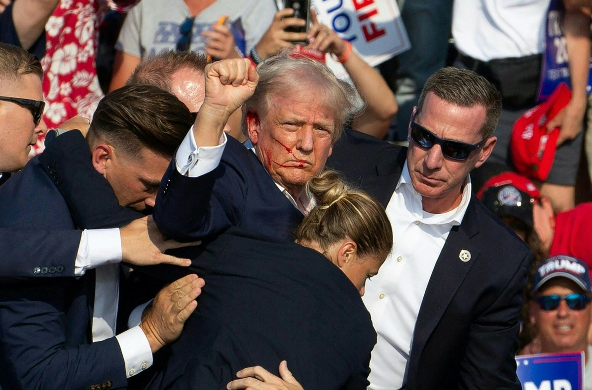 Oto portret Donalda Trumpa ofiarowany mu przez Władimira Putina