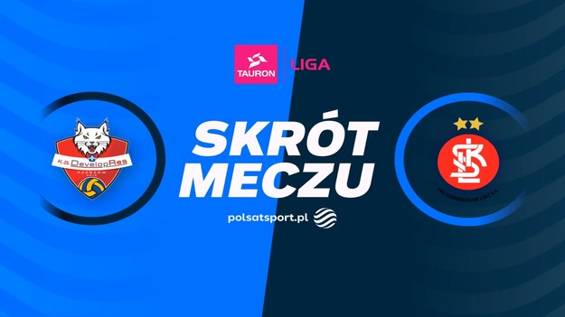 Skrót meczu Developres Rzeszów - ŁKS Commercecon Łódź.