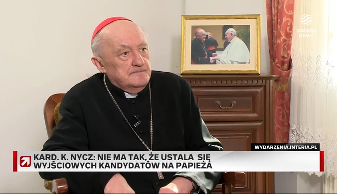 "Za dużo szczęścia na raz". Kard. Nycz o szansach Polaka na zostanie papieżem