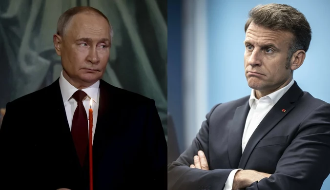 Macron zwrócił się do Putina. Zarzuca mu kłamstwa ws. zawieszenia broni 
