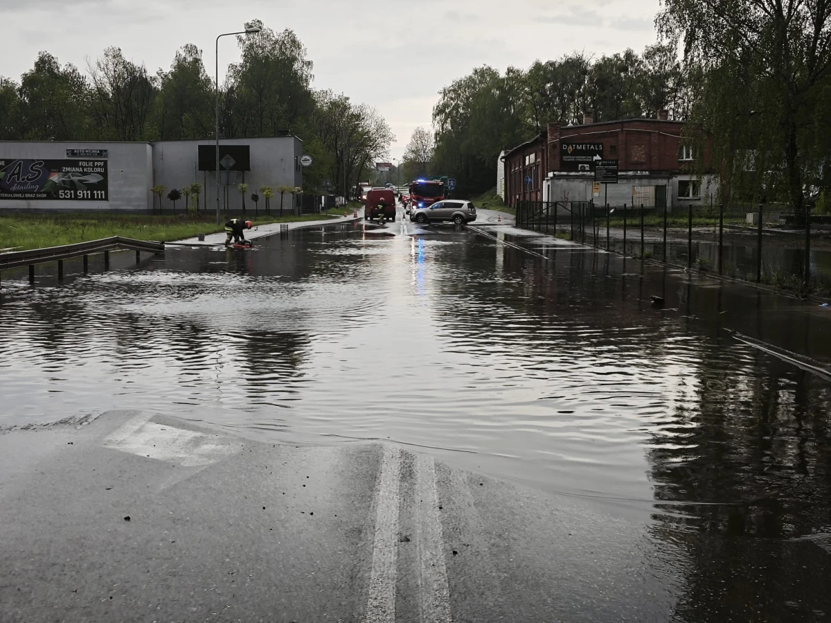 205 zgłoszeń związanych z przechodzącym frontem burzowym, intensywnymi opadami deszczu oraz silnymi porywami wiatru odebrali strażacy w całym kraju w czwartek do godziny 21:00. Najwięcej próśb spłynęło z województw śląskiego i małopolskiego.