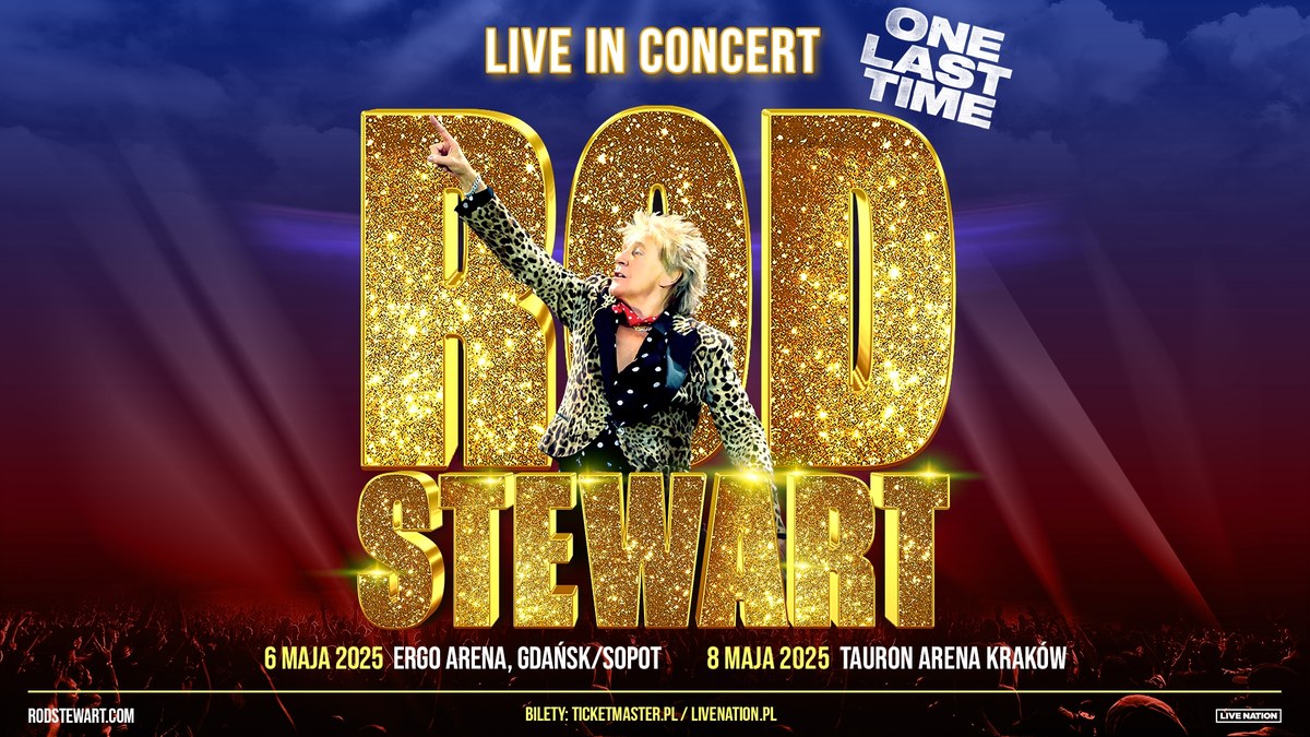 Sir Rod Stewart, legendarny dwukrotny laureat Rock & Roll Hall of Fame, piosenkarz i autor tekstów wystąpi 6 maja 2025 w ERGO ARENIE, Gdańsk/Sopot oraz 8 maja 2025 w TAURON Arenie Kraków. Będą to niezapomniane wieczory pełne kultowych przebojów jednego z najlepiej sprzedających się artystów wszech czasów.