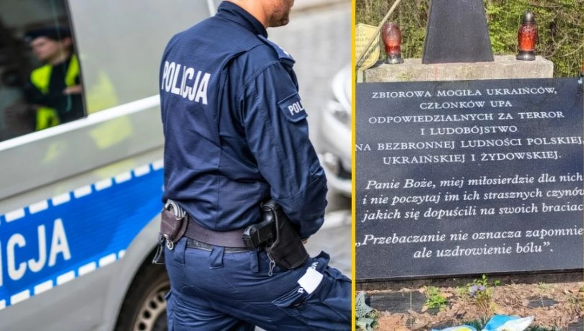 Postępowanie w sprawie znieważenia miejsca pamięci wszczęła lubaczowska policja w związku z podmianą tablic na mogile członków UPA w Monasterzu na Podkarpaciu - dowiedział się reporter RMF FM. Na nowej tablicy pojawił się napis, który Ukraińcy traktują jako prowokacyjny. 