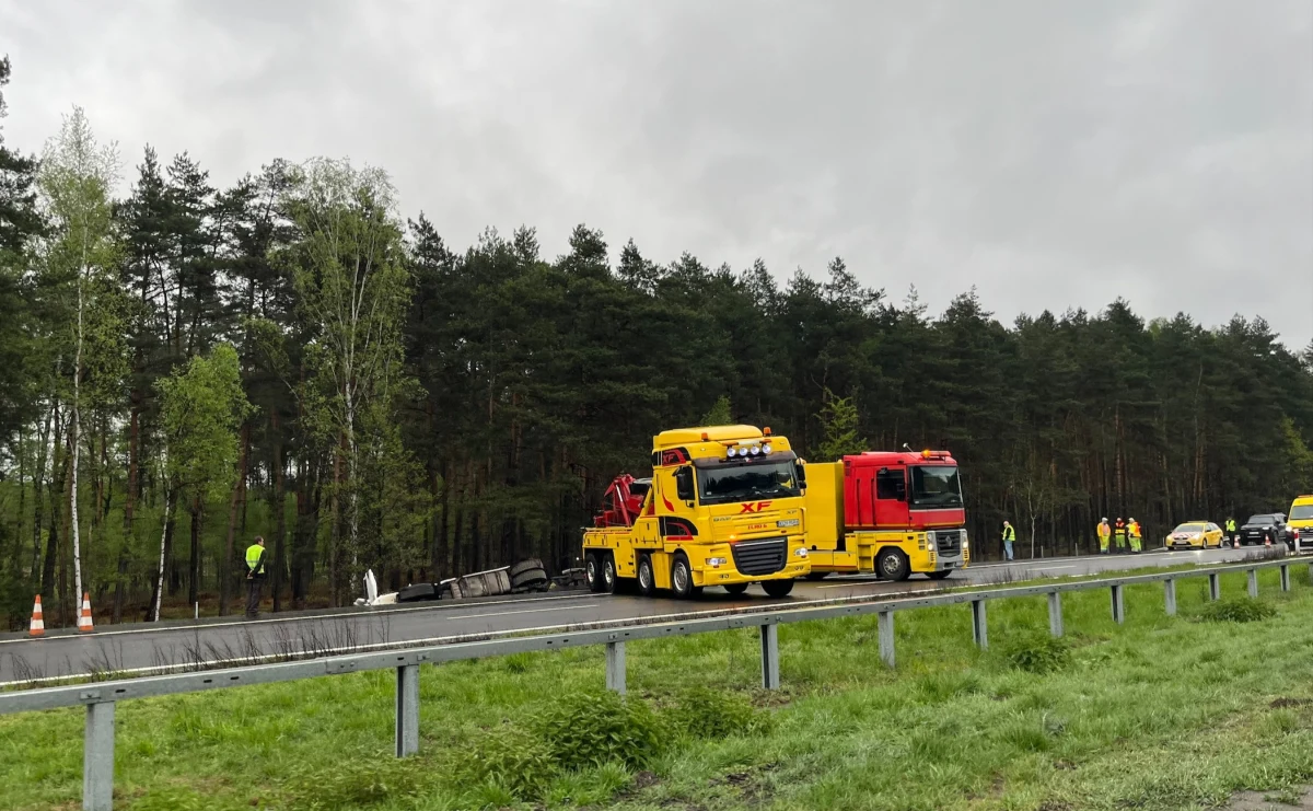 Ogromne utrudnienia na autostradzie A4 w Małopolsce. Przed węzłem Chrzanów w kierunku Katowic utworzył się kilkukilometrowy korek.