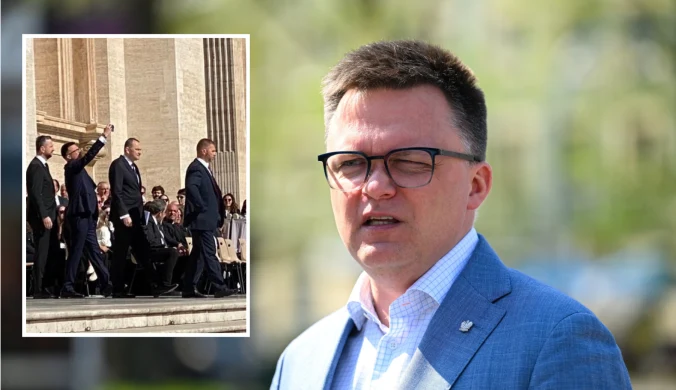Jednym gestem wywołał oburzenie. Komentarze po zdjęciu Szymona Hołowni, marszałek odpowiada