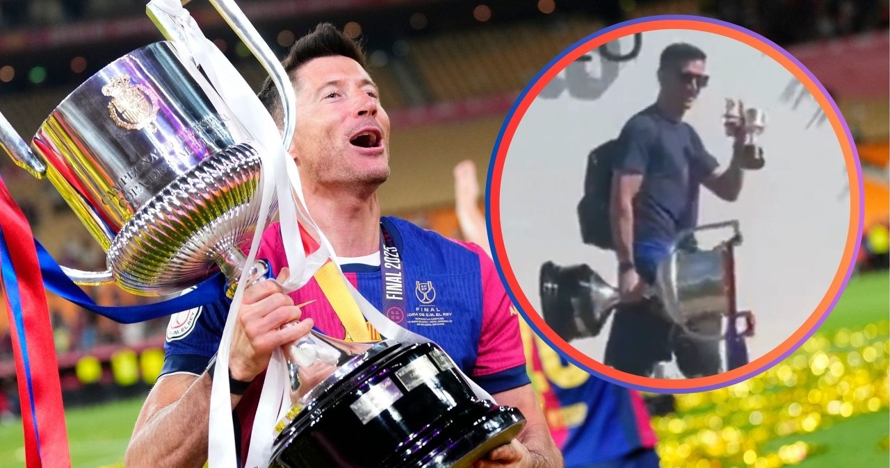 Lewandowski nie zagrał, ale co zrobił dzień po meczu? Wszyscy patrzyli tylko na niego