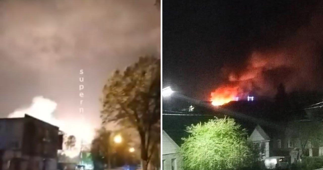 Zmasowany atak dronów na rosyjską fabrykę. Produkowała sprzęt wojskowy