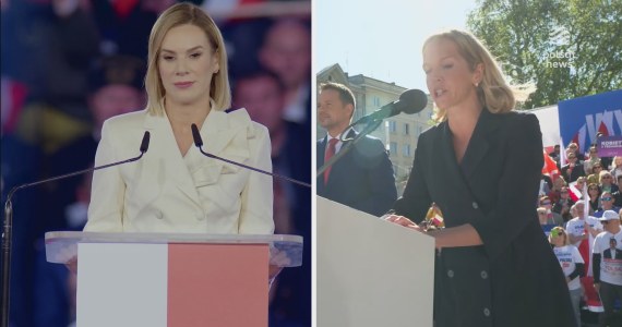 "Wydarzenia": Wybory prezydenckie. Kandydatki na pierwsze damy wsparły mężów