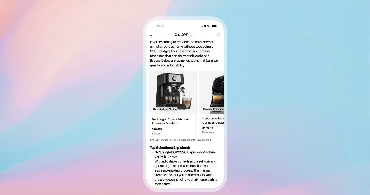 Zakupy w ChatGPT. Ta funkcja może poważnie zagrozić Google