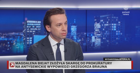 Bosak w "Gościu Wydarzeń" o słowach Brauna: Ja się znieważenia nie dopatruję