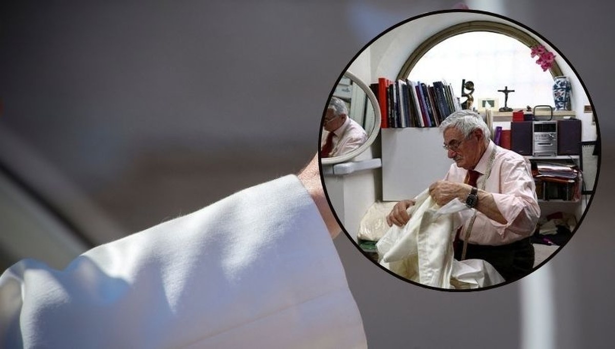 To on szyje strój dla nowego papieża. Zobacz, jak powstają papieskie szaty