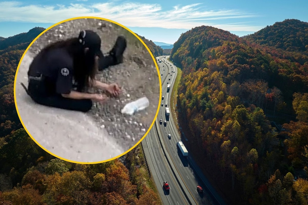 Nietypowy wypadek. Autostrada zamieniła się w skarbiec