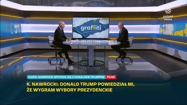 - Prezydenta w Polsce będą wybierać Polacy, a nie Trump i nie Amerykanie. Więc nawet jeśli pan Nawrocki spędziłby miesiąc w USA, to nie sądzę żeby mu to pomogło wygrać wybory - powiedział w programie "Graffiti" Bartłomiej Sienkiewicz. Według niego wizyta kandydata na prezydenta popieranego przez PiS w Białym Domu "to jest akt rozpaczy". - Nie sądzę jednak, żeby mu to pomogło wygrać wybory - dodał.
