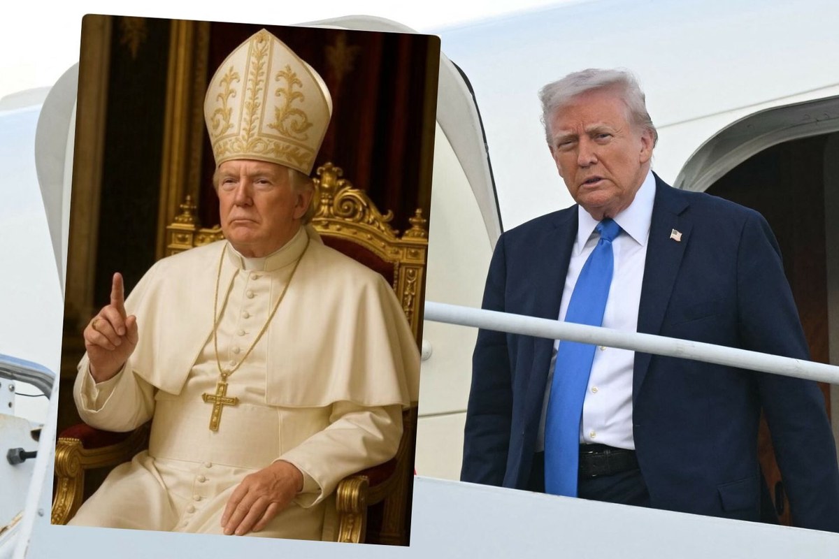 Trump jako papież. Biały Domu publikuje kontrowersyjną grafikę