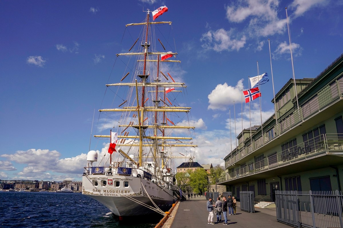 Polski żaglowiec w Oslo. Zobacz, jak świętujemy 3 Maja w Norwegii