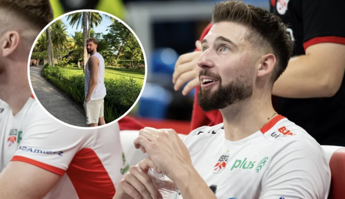 Bartosz Bednorz na rajskich wakacjach. Nie pojechał na nie sam