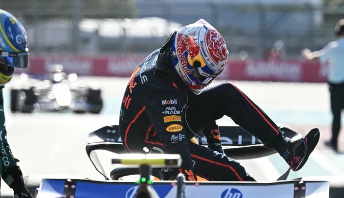 Deszcz zawitał do Miami. Ogromny chaos w sprincie, kolizja Verstappena