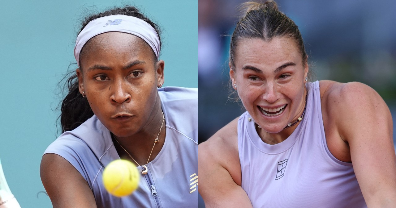 Powrót z 3:5 w finale Sabalenka - Gauff w Madrycie. Korzystne rozstrzygnięcie dla Świątek