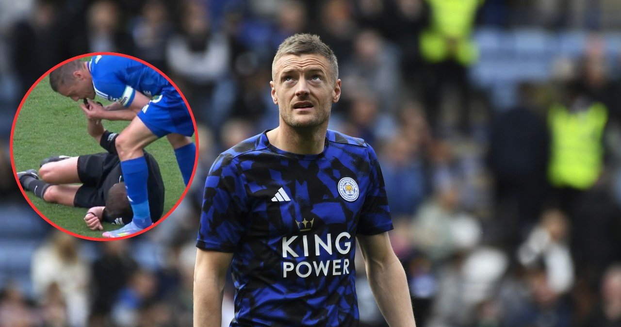 Sceny w Premier League. Vardy ruszył do sędziego i zabrał mu gwizdek