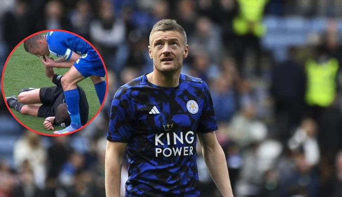 Sceny w Premier League. Vardy ruszył do sędziego i zabrał mu gwizdek