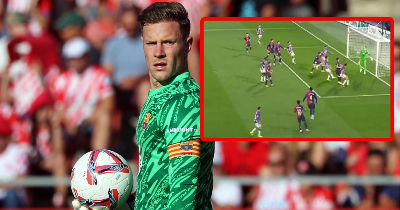 Marc-Andre ter Stegen zaliczył pechowy powrót do podstawowego składu Barcelony