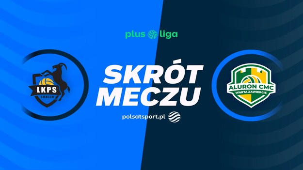 Skrót meczu Bogdanka LUK Lublin - Aluron CMC Warta Zawiercie.