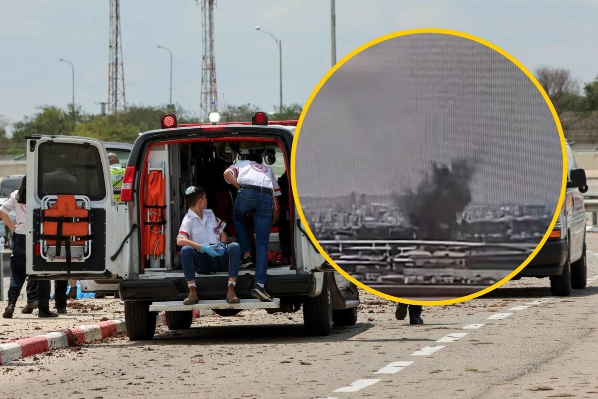 Huti uderzyli w Izrael. Rakieta spadła w pobliżu lotniska [NAGRANIE]