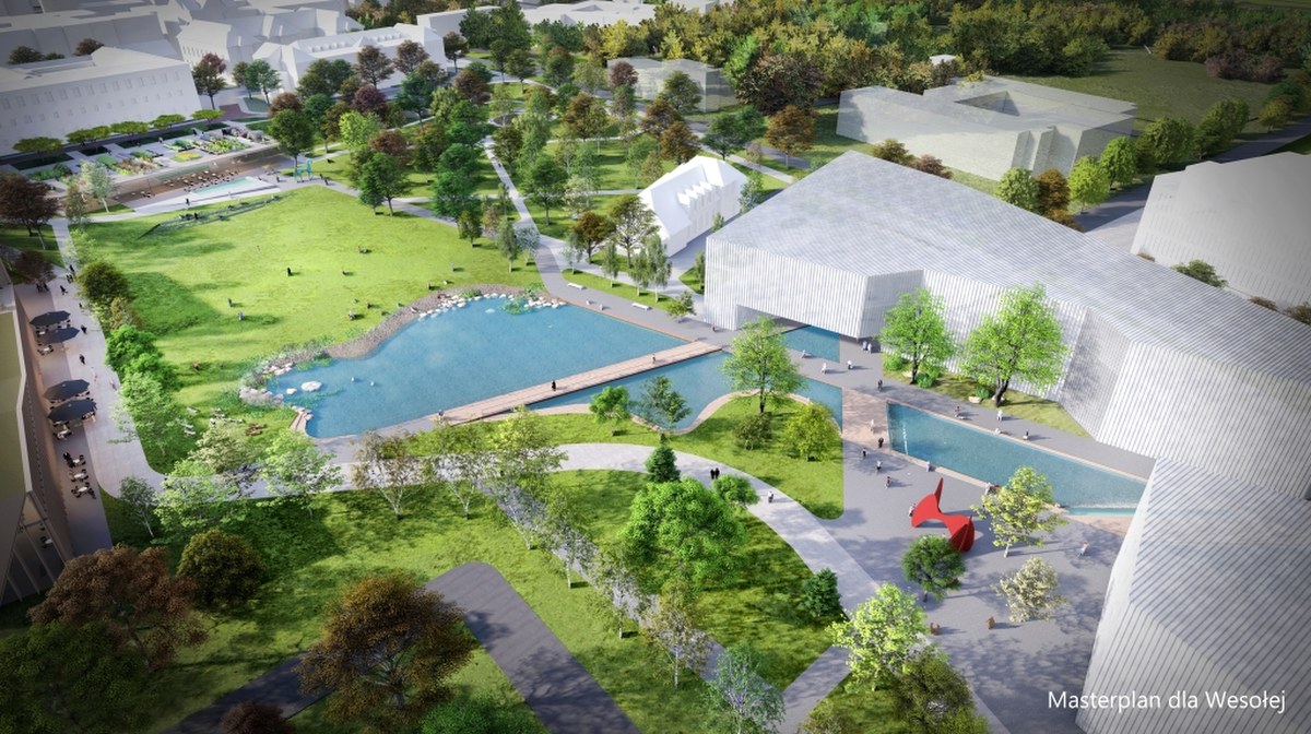 Nowe życie w krakowskiej dzielnicy Wesoła. Zieleń i przestrzeń do rozwoju sztuki i innowacji