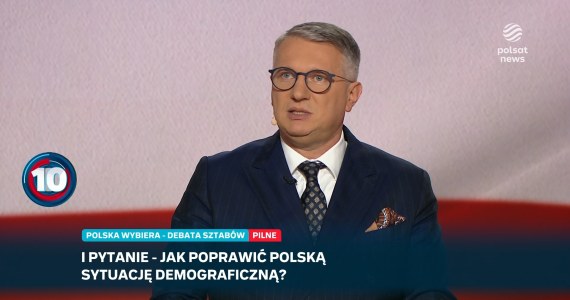 Debata sztabów. Pytanie o zwiększenie dzietności. Wipler: Koalicja rządząca zagłosowała przeciw obniżeniu VAT-u dla najmłodszych