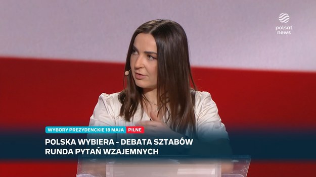 Debata przedstawicieli sztabów wyborczych niemal wszystkich kandydatów ubiegających się o urząd prezydenta. Uczestnicy odpowiadali na pytania dotyczące bezpieczeństwa, polityki zagranicznej oraz polityki krajowej. Kolejny dział to pytania wzajemne przedstawicieli sztabów. Paweł Frankiewicz (sztab Marka Wocha) do Pawła Śliza (sztab Szymona Hołowni): Czym Putin różni się od Bandery? Odpowiedź: Hołownia miał odwagę powiedzieć stronie ukraińskiej jak ważne są dla Polaków ekshumacje na Wołyniu. Jeśli chodzi o morderców, to marszałek Sejmu jest w tej sprawie jednolity, a ekshumacje ruszyły. Piotr Bakun (sztab Joanny Senyszyn): Zmienia się klimat, trudno pracować w Afryce. Czy będziecie strzelać do ludzi migrujących? Marta Czech (sztab Grzegorza Brauna): Przede wszystkim powinniśmy dbać o Polaków, potem o innych. Wipler pyta o obiecaną wyższą kwotę wolną o podatku: Głosowała pani niedawno, tak jak cały klub KO, przeciwko takiemu projektowi Konfederacji. Dlaczego ośmieszacie swojego kandydata? Rosa: Trzeba przyjmować dobre projekty ustaw. Zmiana kwoty wolnej od podatku jest przed nami.  Wipler pyta o obiecaną wyższą kwotę wolną o podatku: Głosowała pani niedawno, tak jak cały klub KO, przeciwko takiemu projektowi Konfederacji. Dlaczego ośmieszacie swojego kandydata? Rosa: Trzeba przyjmować dobre projekty ustaw. Zmiana kwoty wolnej od podatku jest przed nami. Paweł Śliz (sztab Szymona Hołowni) do Tobiasza Bocheńskiego: Dlaczego przed wyborami uprawiacie politykę strachu przed migrantami? Bocheński: Mamy na Zachodzie przykłady, że polityka multi-kulti się nie sprawdziła.