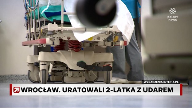We Wrocławiu lekarze uratowali 2-latka. Dziecko miało udar.