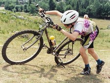 Kolarstwo górskie: Zawody Pucharu Świata w Bielsku-Białej - zjazd mężczyzn