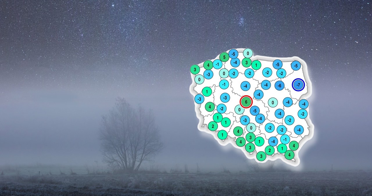 "Za nami kolejna mroźna noc". Wskazali najzimniejsze miejsce