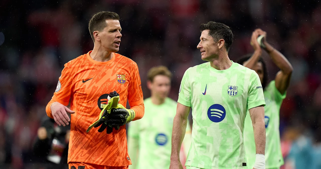 Wojciech Szczęsny i Robert Lewandowski