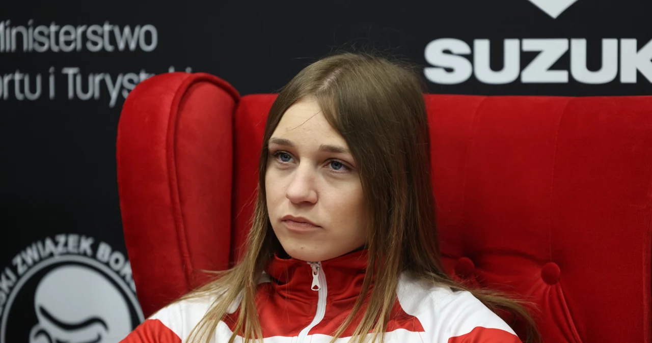 Julia Szeremeta podczas spotkania z dziennikarzami