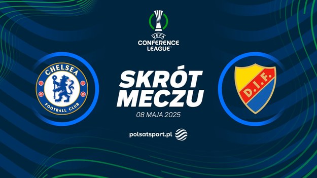 Skrót meczu Chelsea - Djurgarden.

Pełne mecze Ligi Konferencji obejrzeć można w kanałach sportowych Polsatu.
