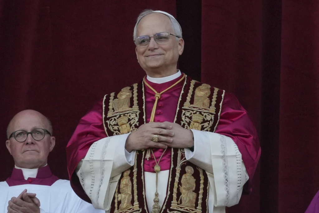 Robert Prevost po wyborze na Ojca Świętego już jako papież Leon XIV