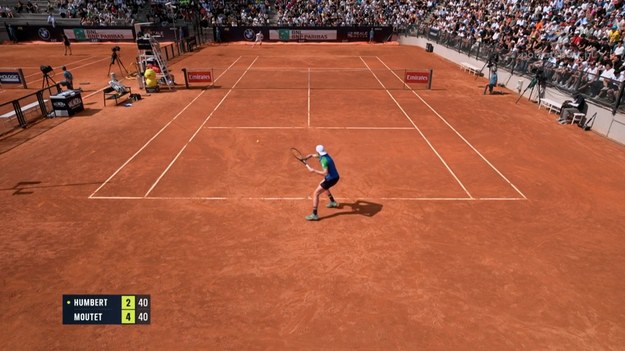 Skrót meczu Ugo Humbert - Corentin Moutet.