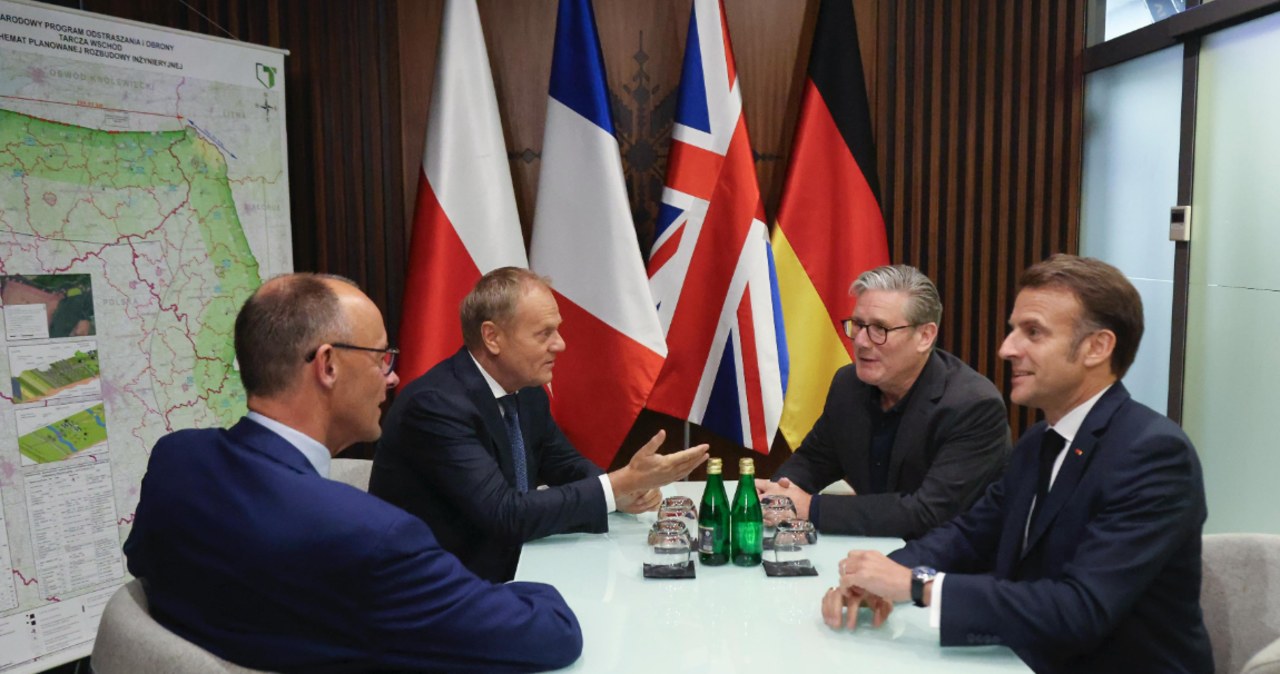 Premier z przywódcami w Rzeszowie. Wymowne zdjęcie Tuska