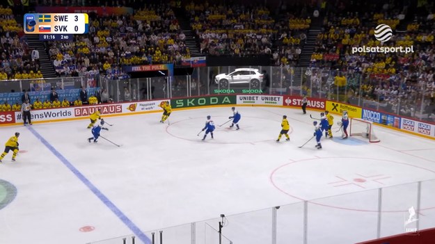 Skrót meczu Szwecja - Słowacja 5:0 (3:0, 1:0, 1:0) podczas hokejowych mistrzostw świata Elity.

