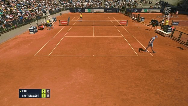 Skrót meczu Tommy Paul - Roberto Bautista Agut.
