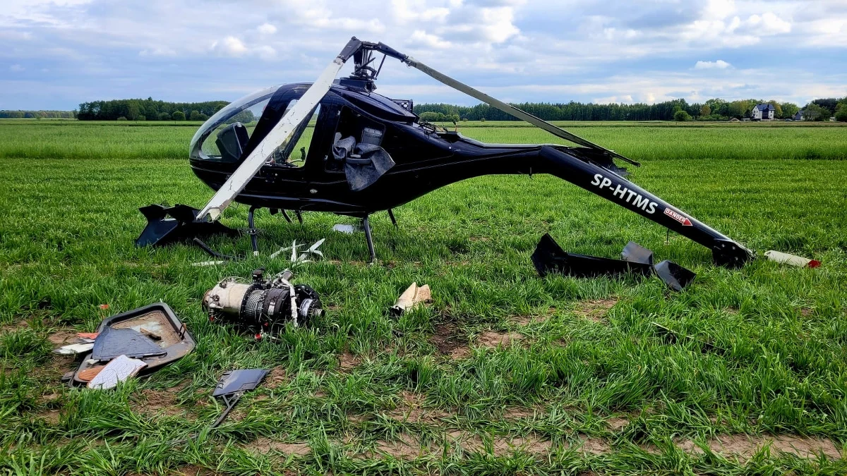 Śmigłowiec rozbił się w miejscowości Stopin na Mazowszu - taką informację dostaliśmy od Was na Gorącą Linię RMF FM. Policja potwierdziła nam te doniesienia.