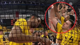 Siatkarze zaczęli świętować, a Wilfredo Leon chwycił za nożyczki. Tego jeszcze nie było