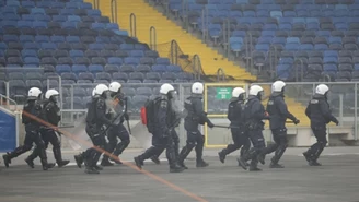 Dantejskie sceny na meczu I ligi. Jest reakcja Ruchu Chorzów