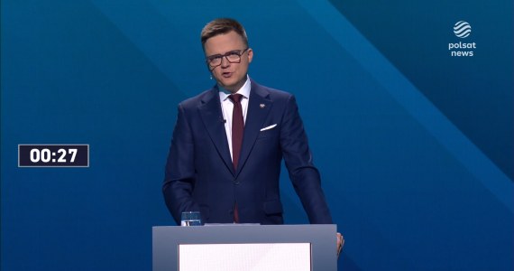 Debata prezydencka 2025. Hołownia: Nigdy nie ułaskawię polityka niezależnie od tego, czy będzie z mojej, czy innej opcji