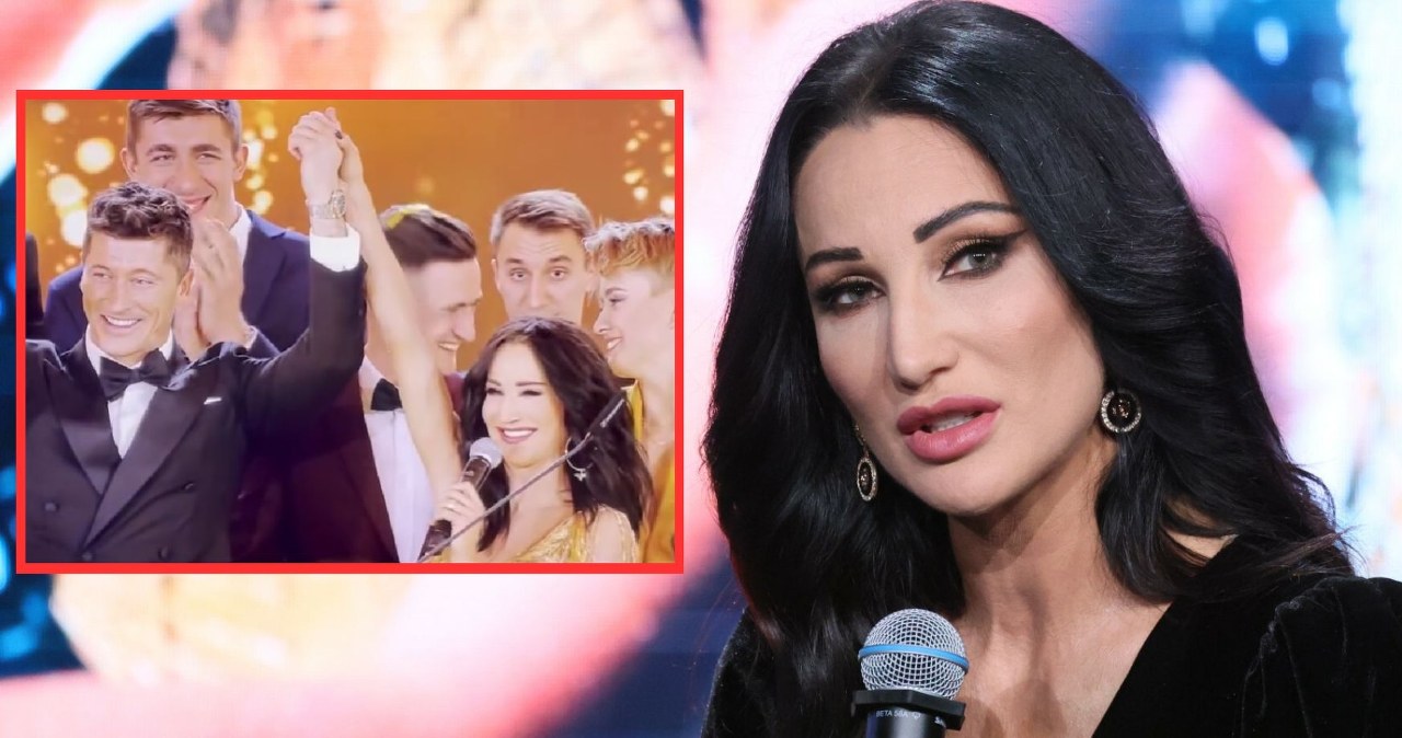 Wtedy Justyna Steczkowska zaśpiewała dla Roberta Lewandowskiego. Uniosła jego rękę