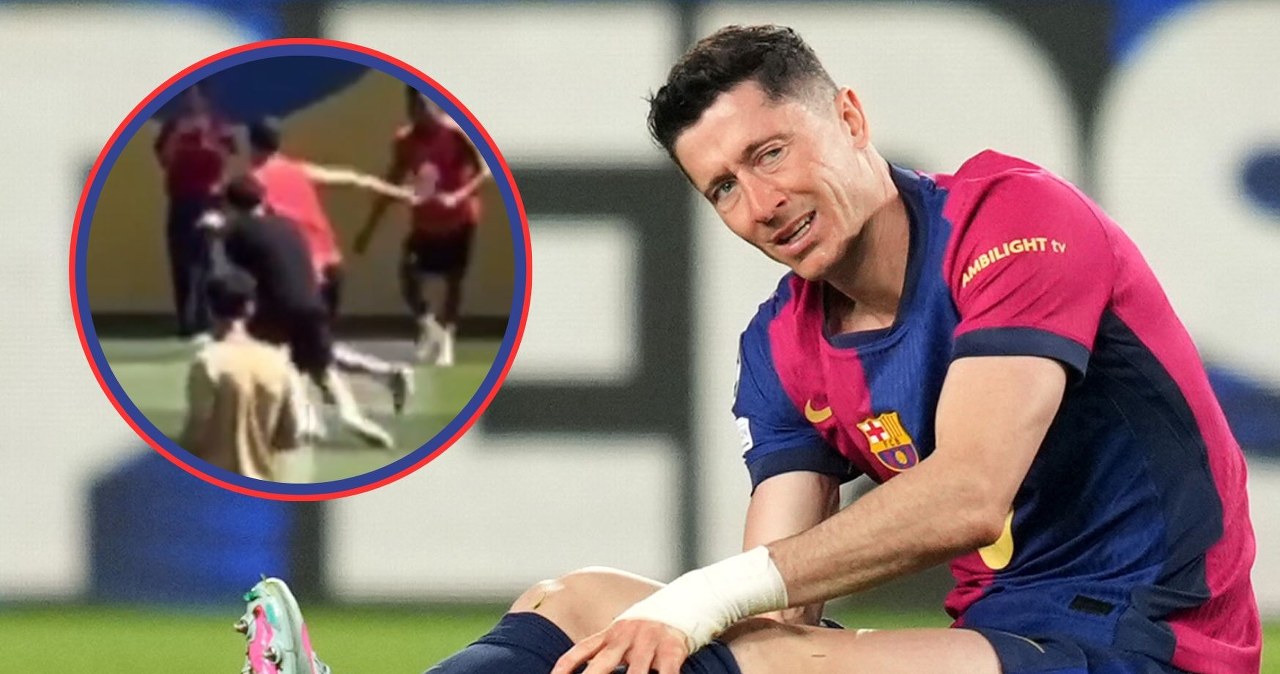 Incydent na treningu Barcelony. Lewandowski w roli głównej. Wszyscy nagle zamarli